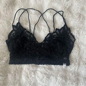 Elegant Black Lace Bralette
